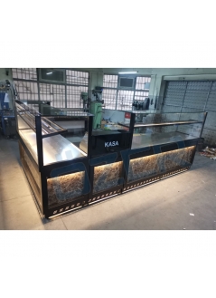 Pastry Bench And Work Bench With Box Glass 450 Cm