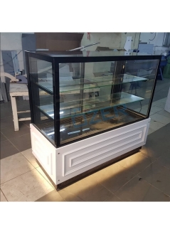 Upright Glass Cake Display Cabinet 100 Cm
