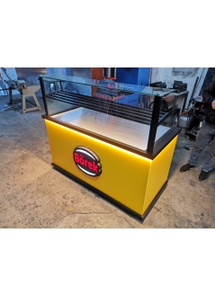 Pastry Warmer Pastry Stand Yellow Furnished