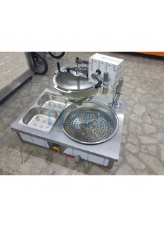 Lokma Cooker and Manual Donut Machine Full Set with Tube