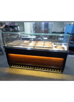Bain-marie and Dining Table Wooden Model 10+2