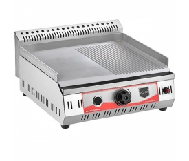 Remta 50 cm Plate Half Slotted Grill Gas CE