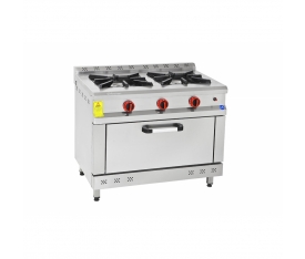 Himaksan Cooker with 2 Burners and 1 Oven, Gazmer Approved Gas Cooker with Ce Certificate